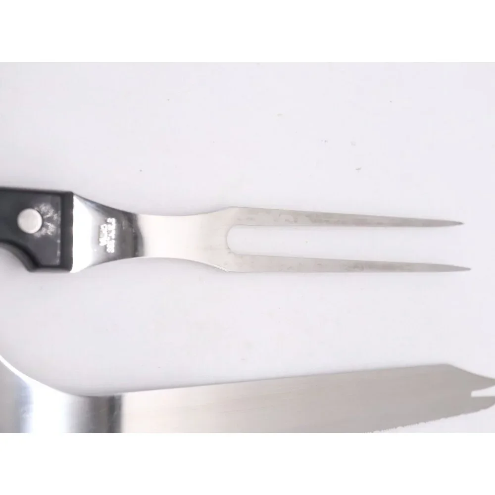 4 Ronco Six Star‎ Carving Knives - 2 Carving 6 Saw 12 Carving Fork SS Full Tang